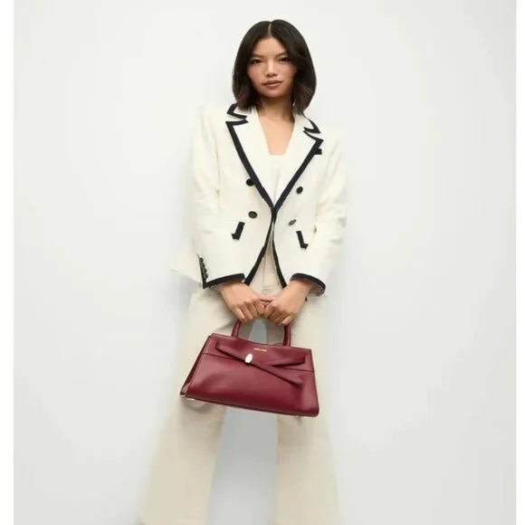 NWT Veronica Beard Edison Dickey Jacket - white & black - Picture 3 of 9